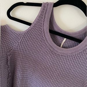 Free People Lavender Sweater Size Small